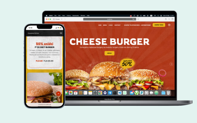 Frankiestrona – Burger Restaurant Delivery Store